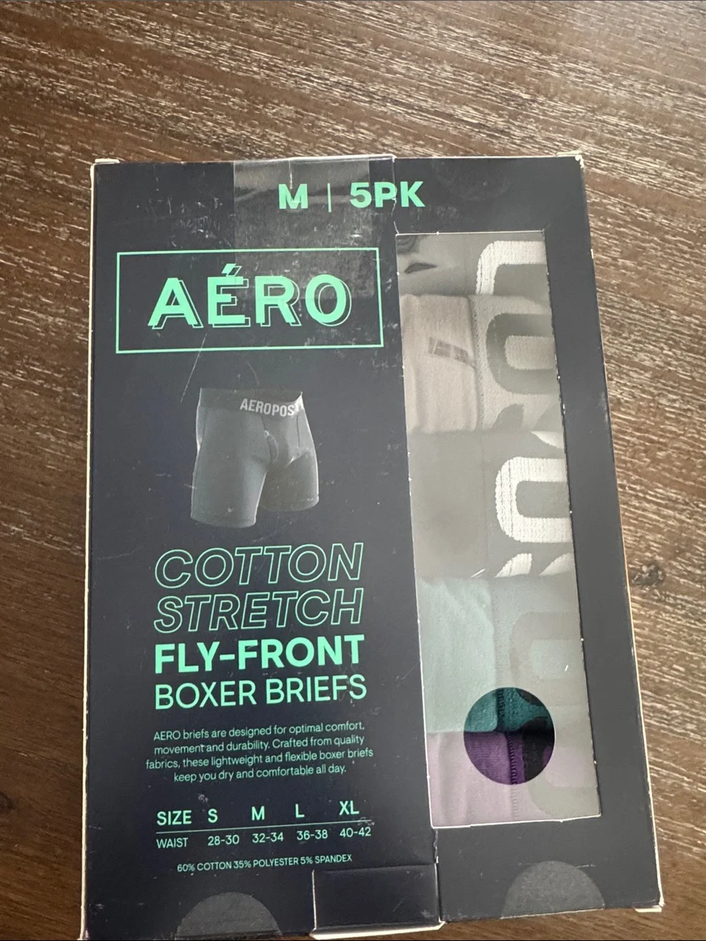 Aeropostale Men’s Boxer Briefs - 5 Pack